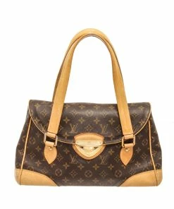 Coupon ⭐ Louis Vuitton Brown Monogram Canvas Beverly GM Bag 👍