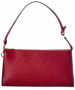 Wholesale 😀 Louis Vuitton Red Epi Leather Pochette Accessoires (Authentic Pre-Owned) 👏
