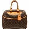Coupon 🎉 Louis Vuitton Brown Deauville Top Handle Bag 🔔