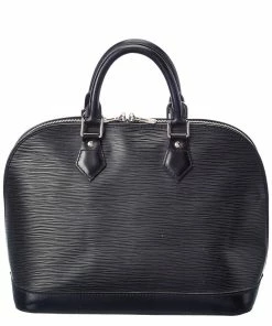 Outlet 🤩 Louis Vuitton Black Epi Leather Alma MM (Authentic Pre-Owned) 😉