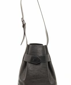 Wholesale ❤️ Louis Vuitton Black Epi Leather Sac Depaule Shoulder Bag 🎉