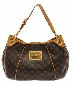 Top 10 ⭐ Louis Vuitton Brown Monogram Canvas Galiera PM Hobo Bag 🎁