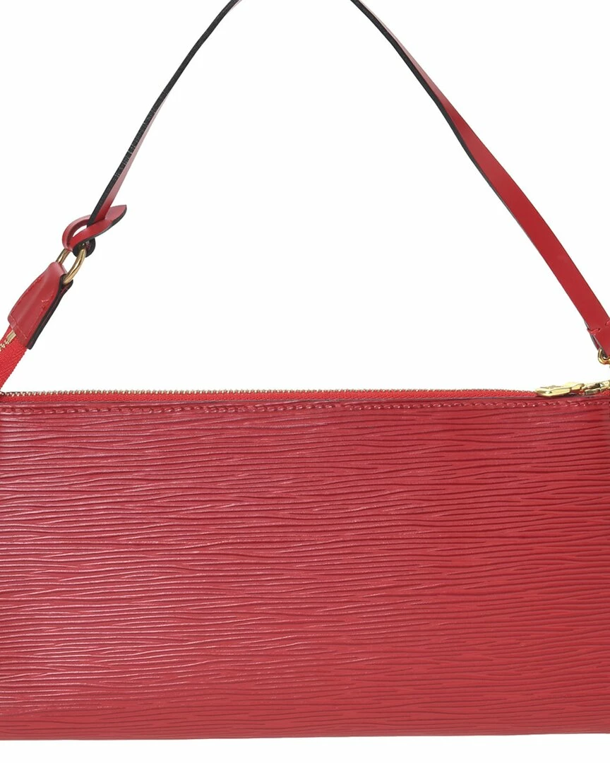 New โ๏ธ Louis Vuitton Castilian red Leather Pochette Accessoires 24 (Authentic Pre- ๐ฏ - Image 3