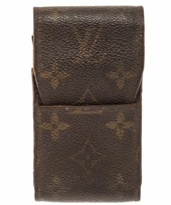 Best deal ⭐ Louis Vuitton Brown Monogram Canvas Etui Cigarette Case 🤩