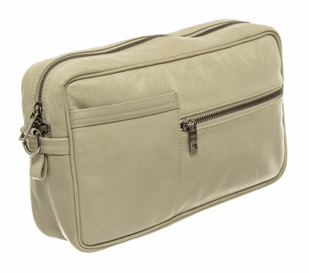 Cheap ๐คฉ Louis Vuitton White Monogram Defile Leather Irvington Shoulder Bag โ๏ธ - Image 3