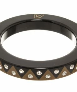 Buy 🔥 Louis Vuitton Black Zig Zag Bracelet 💯