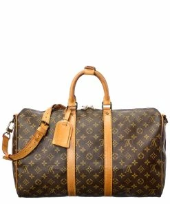 Discount ✨ Louis Vuitton Monogram Canvas Keepall 45 Bandouliere (Authentic Pre-Owned) 🔔