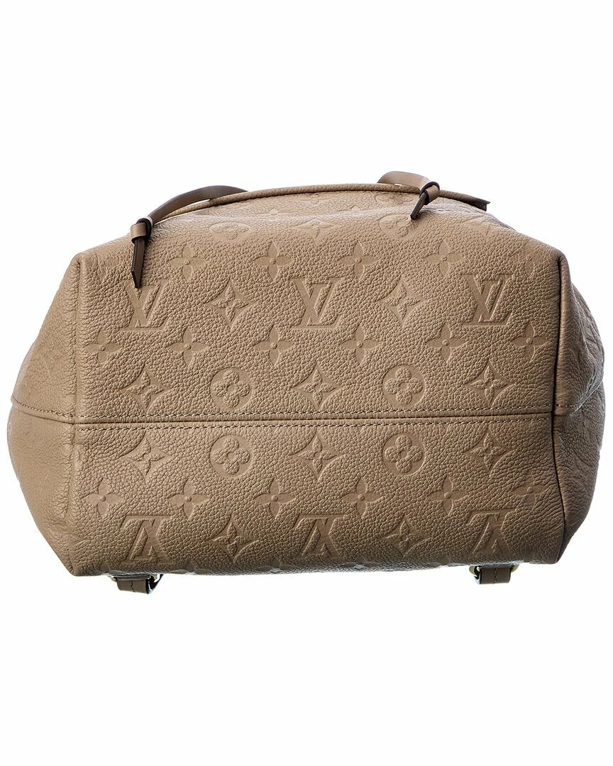 Flash Sale 🔔 Louis Vuitton Beige Monogram Empreinte Leather Montsouris PM (Authentic 👏 - Image 3