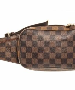 Discount ✨ Louis Vuitton Brown Damier Ebene Canvas Geronimos Shoulder Bag 🧨