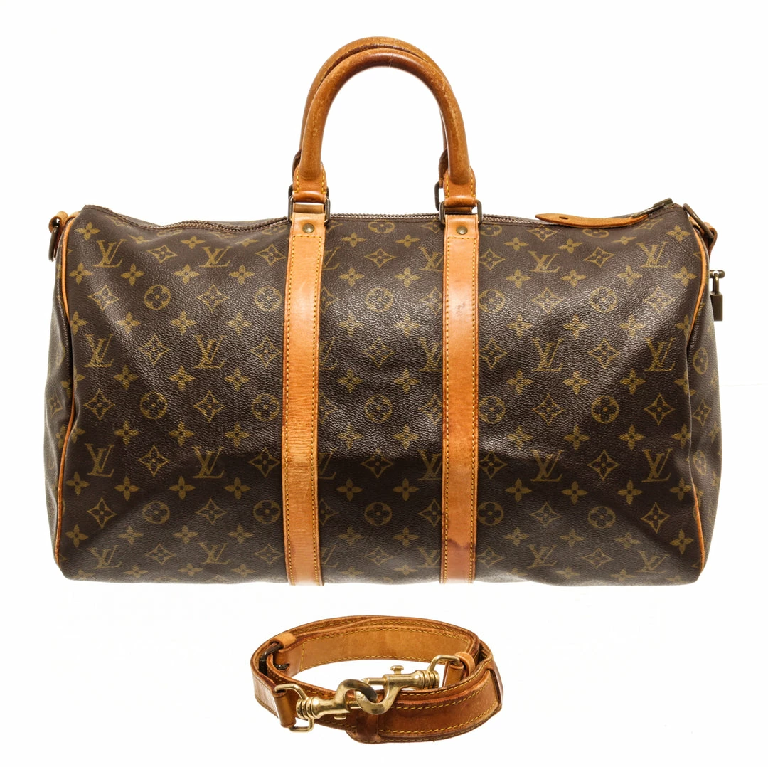 Cheap โญ Louis Vuitton Keepall Bandouliere 45 cm Duffel Bag โญ