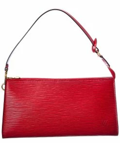 Cheapest 🔥 Louis Vuitton Red Epi Leather Pochette Accessoires (Authentic Pre-Owned) 🛒