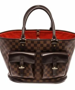 Best Sale ๐ฅฐ Louis Vuitton Brown Damier Ebene Manosque GM Tote Bag ๐งจ