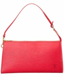 Brand new ❤️ Louis Vuitton Red Epi Leather Pochette Accessoires (Authentic Pre-Owned) 🤩