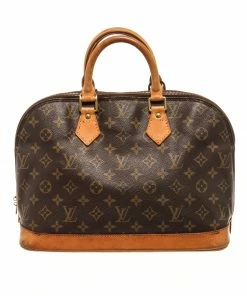 Best Sale ✔️ Louis Vuitton Brown Monogram Canvas Alma 👜 Handbag 😉