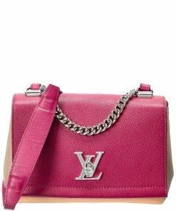 Wholesale 💯 Louis Vuitton Two-Tone Leather LockMe II BB (Authentic Pre-Owned) 🎉