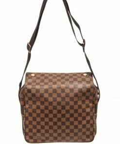 Cheap 💯 Louis Vuitton Brown Damier Ebene Naviglio Crossbody Bag 😍