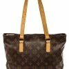 Coupon ✨ Louis Vuitton Brown Monogram Canvas Cabas Piano Shoulder Bag 🧨
