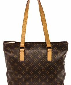 Coupon ✨ Louis Vuitton Brown Monogram Canvas Cabas Piano Shoulder Bag 🧨