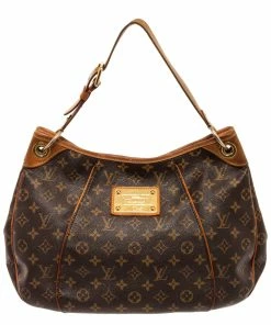 Deals ✨ Louis Vuitton Brown Monogram Canvas Galiera PM Hobo Bag 🥰