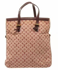 Best Pirce 💯 Louis Vuitton Pink Monogram Mini Lin Francoise Cherry 🔔