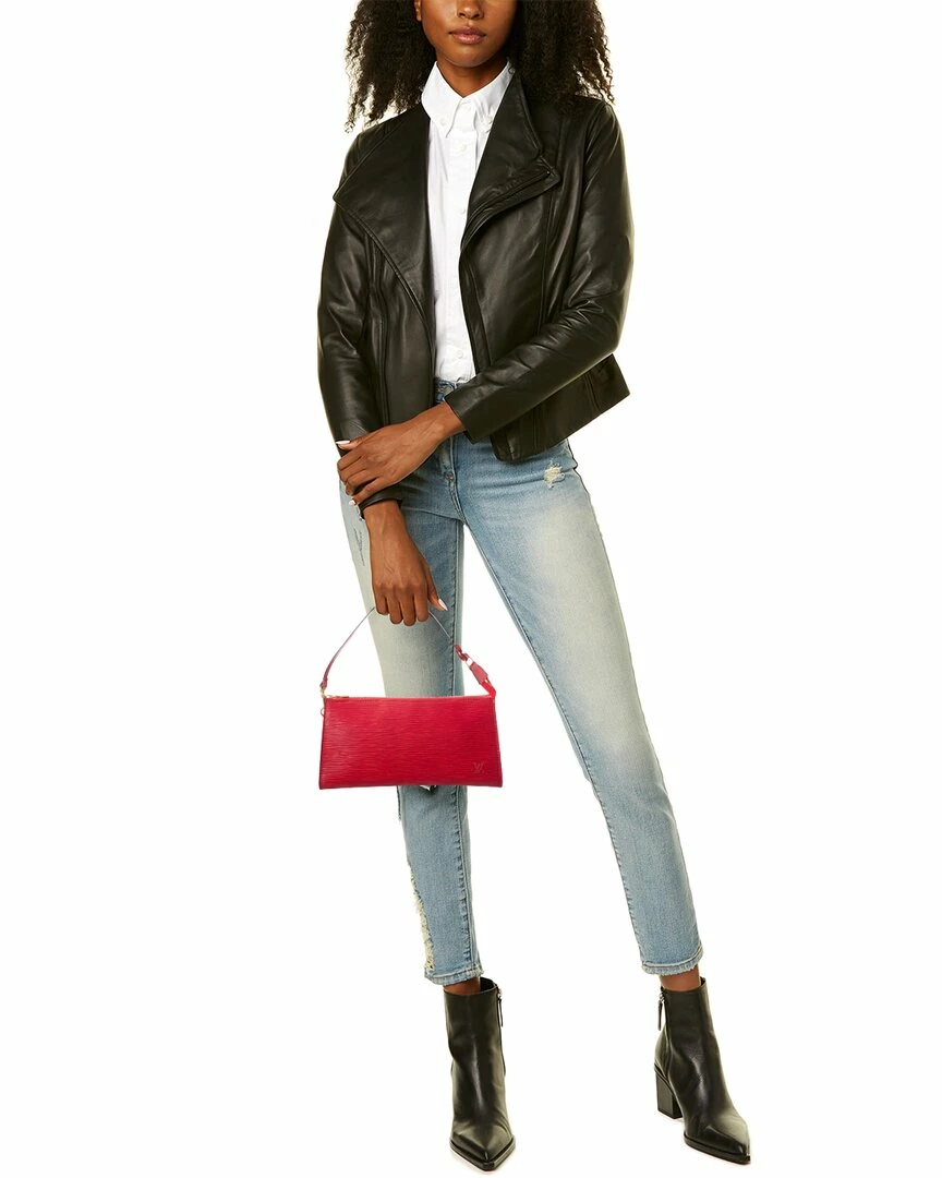 Best Sale ✔️ Louis Vuitton Red Epi Leather Pochette Accessoires (Authentic Pre-Owned) 🌟 - Image 5