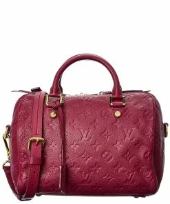 Budget 😍 Louis Vuitton Aurore Leather Speedy 25 Bandouliere (Authentic Pre-Owned) 🌟