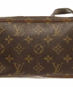 Deals ✔️ Louis Vuitton Brown Monogram Canvas Marly Bandouliere Bag 😉