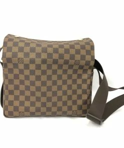 Brand new ๐ Louis Vuitton Damier Ebene Canvas Leather Naviglio Messenger Bag ๐