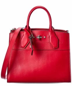 Hot Sale 😀 Louis Vuitton Red Taurillon Leather City Steamer PM (Authentic Pre-Owned) 🧨