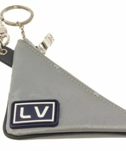 Budget ✔️ Louis Vuitton Gray Monogram Canvas Triangle Key Pouch 🎉