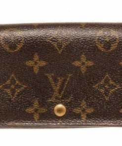 Best Pirce 👏 Louis Vuitton Brown Porte Monnaie Wallet 🧨