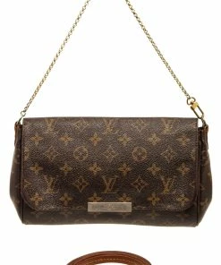 Best reviews of ❤️ Louis Vuitton Favorite Brown Monogram Canvas MM Crossbody Bag 💯