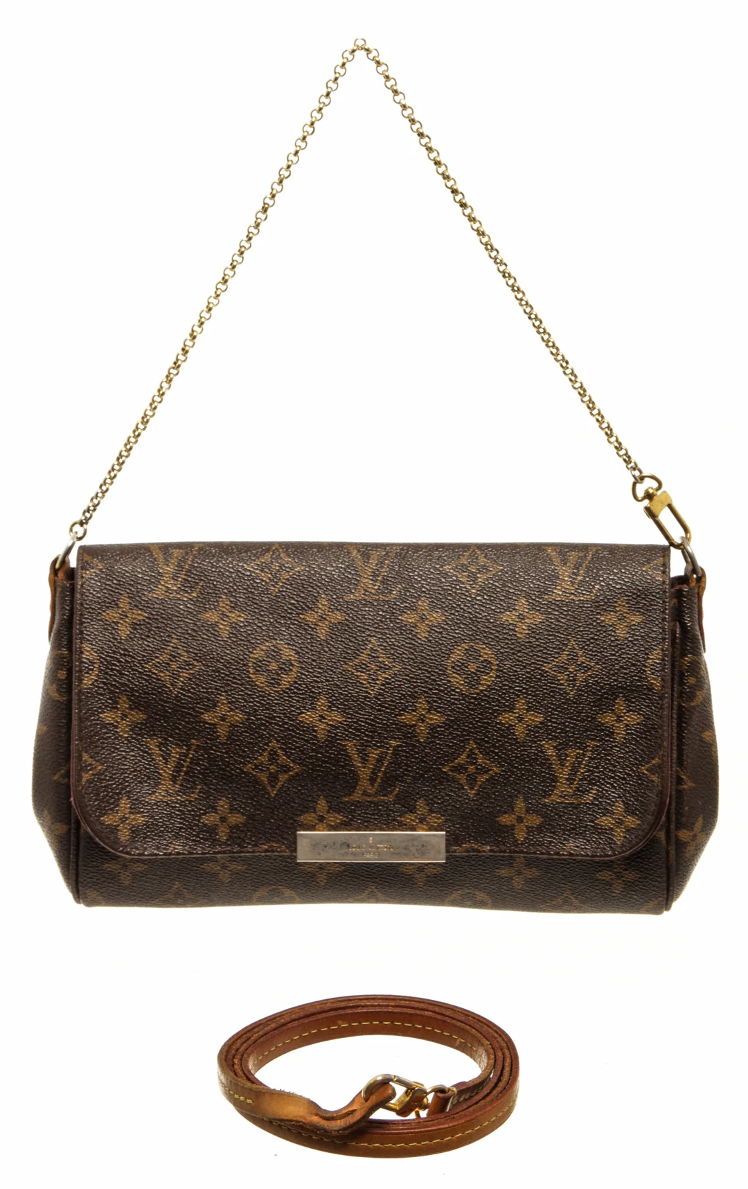 Best reviews of โค๏ธ Louis Vuitton Favorite Brown Monogram Canvas MM Crossbody Bag ๐ฏ