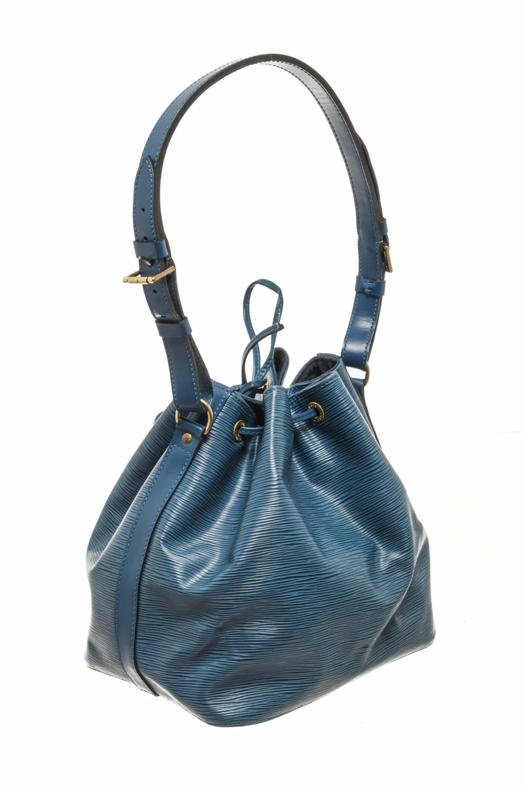 Cheapest โ๏ธ Louis Vuitton Blue Epi Leather Noe PM Shoulder Bag โญ - Image 3