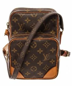 Promo 😉 Louis Vuitton Brown Monogram Canvas Amazone Crossbody Bag 🔔