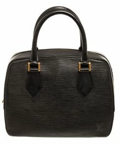 Best reviews of ๐ฏ Louis Vuitton Black Epi Leather Pont Neuf Satchel Bag ๐