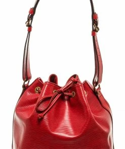 Buy ⌛ Louis Vuitton Red Epi Leather Petit Noe Shoulder Bag ⭐