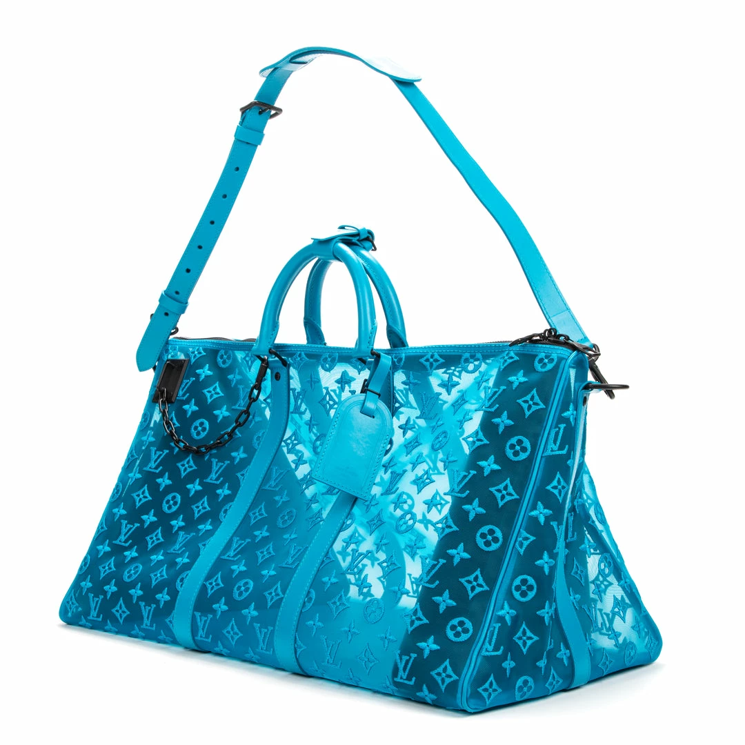 Best Sale ๐คฉ Louis Vuitton "Triangle Seethrough" Keepall Bandouliere 50 ๐ - Image 2