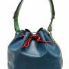 Promo 🎁 Louis Vuitton Blue Red And Green Epi Leather Noe Shoulder Bag 🥰