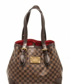 Wholesale 🎉 Louis Vuitton Brown Damier Ebène canvas Hampstead MM Tote Bag 👍