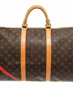 Flash Sale 🤩 Louis Vuitton Brown Monogram Canvas Keepall 50 Travel Bag ⌛