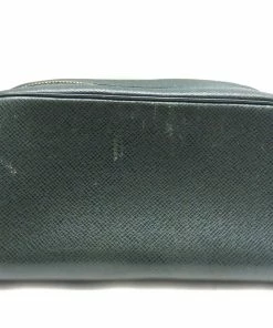 Cheapest 🥰 Louis Vuitton Green Epi Leather Toiletry Pouch 🎉