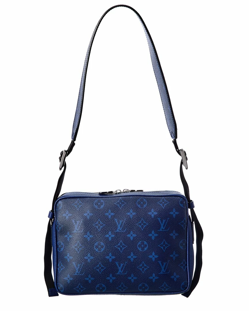 Best Sale ๐งจ Louis Vuitton Blue Taiga Leather Taigarama Outdoor Messenger PM (Authentic ๐งจ - Image 2