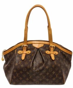 Outlet 😍 Louis Vuitton Brown Monogram Canvas Tivoli GM Tote Bag 🔥