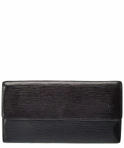 Buy ๐คฉ Louis Vuitton Black Epi Leather Porte Monnaie Credit (Authentic Pre-Owned) ๐