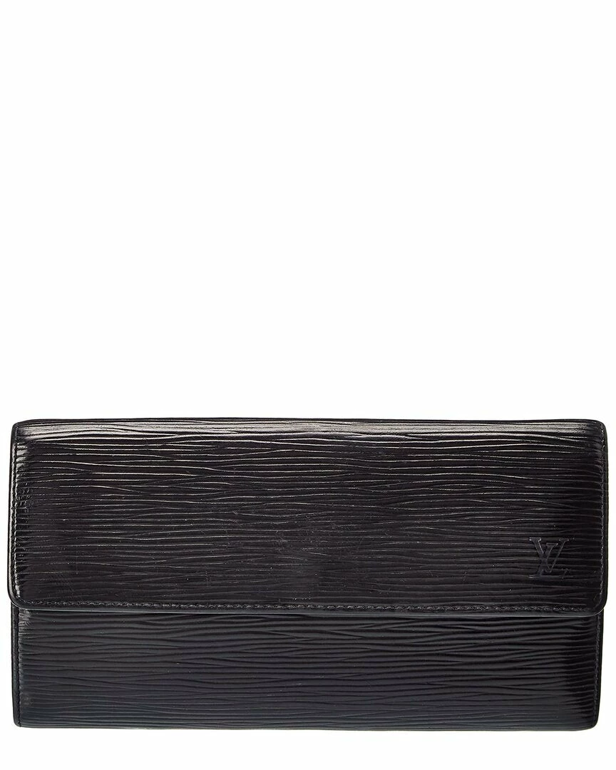 Buy 🤩 Louis Vuitton Black Epi Leather Porte Monnaie Credit (Authentic Pre-Owned) 🛒