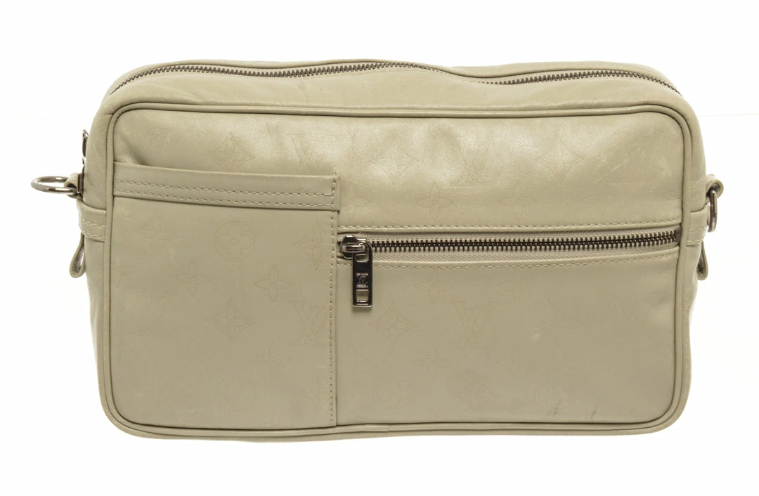 Cheap ๐คฉ Louis Vuitton White Monogram Defile Leather Irvington Shoulder Bag โ๏ธ