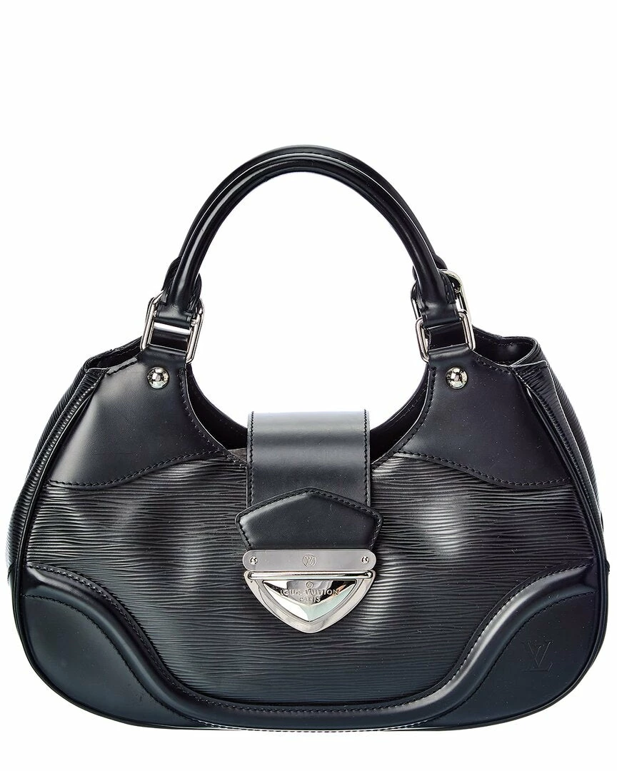 Cheap ๐ Louis Vuitton Black Leather Sac Montaigne (Authentic Pre-Owned) โ