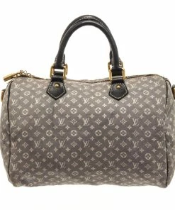 Discount ๐ Louis Vuitton Grey Monogram Mini Lin Speedy Bandouliere 30 Boston Bag ๐คฉ