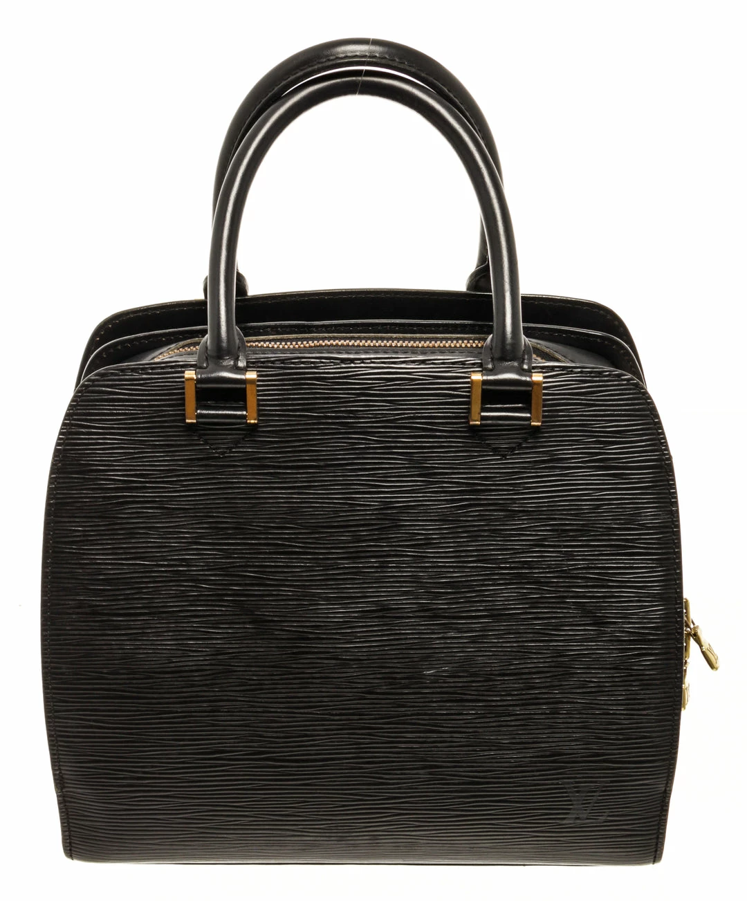 Best Sale ⌛ Louis Vuitton Black Epi Leather Pont Neuf Satchel Bag 🤩